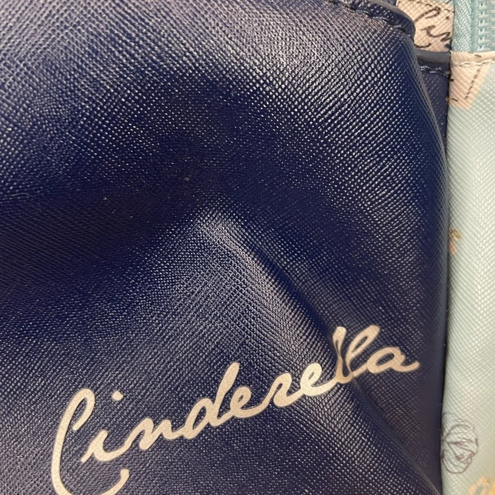 Disney Cinderella Mini Backpack – Danielle Nicole – Blue & Navy Princess Bag - Picture 4 of 8